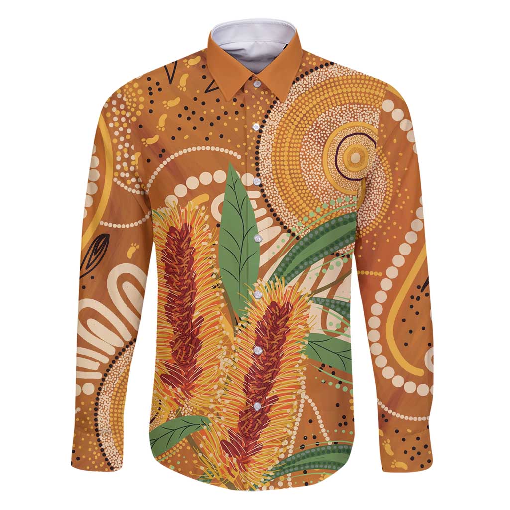 Australia Bottlebrush Family Matching Puletasi and Hawaiian Shirt Callistemon Aussie Native Flowers Indigenous Art - Aussie Hoodie