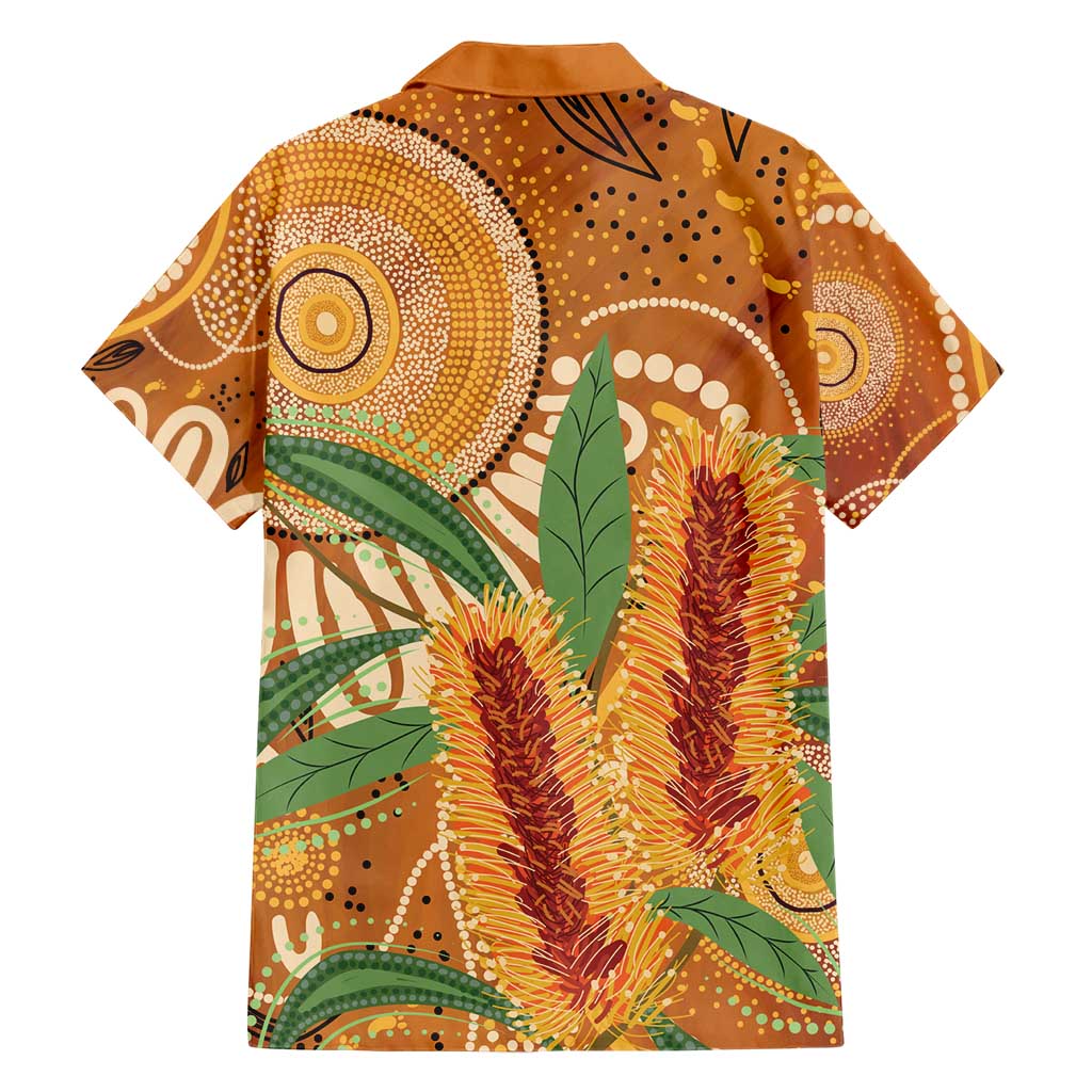 Australia Bottlebrush Family Matching Short Sleeve Bodycon Dress and Hawaiian Shirt Callistemon Aussie Native Flowers Indigenous Art - Aussie Hoodie