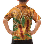 Australia Bottlebrush Family Matching Summer Maxi Dress and Hawaiian Shirt Callistemon Aussie Native Flowers Indigenous Art - Aussie Hoodie