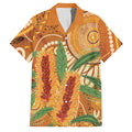 Australia Bottlebrush Family Matching Tank Maxi Dress and Hawaiian Shirt Callistemon Aussie Native Flowers Indigenous Art - Aussie Hoodie