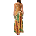 Australia Bottlebrush Family Matching Tank Maxi Dress and Hawaiian Shirt Callistemon Aussie Native Flowers Indigenous Art - Aussie Hoodie