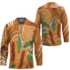 Australia Bottlebrush Hockey Jersey Callistemon Aussie Native Flowers Indigenous Art - Aussie Hoodie