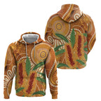 Australia Bottlebrush Hoodie Callistemon Aussie Native Flowers Indigenous Art - Aussie Hoodie