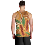 Australia Bottlebrush Men Tank Top Callistemon Aussie Native Flowers Indigenous Art - Aussie Hoodie
