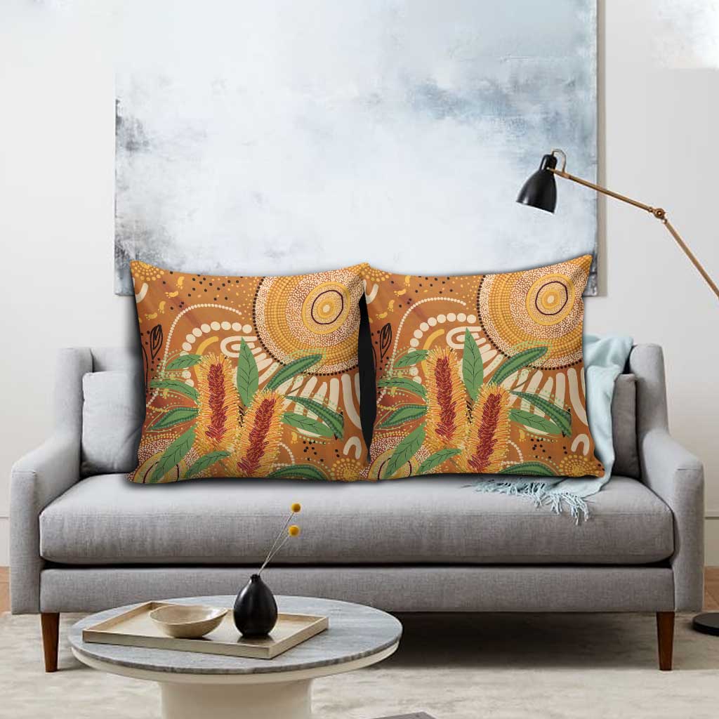 Australia Bottlebrush Pillow Cover Callistemon Aussie Native Flowers Indigenous Art - Aussie Hoodie