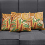Australia Bottlebrush Pillow Cover Callistemon Aussie Native Flowers Indigenous Art - Aussie Hoodie