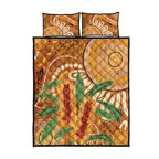 Australia Bottlebrush Quilt Bed Set Callistemon Aussie Native Flowers Indigenous Art - Aussie Hoodie