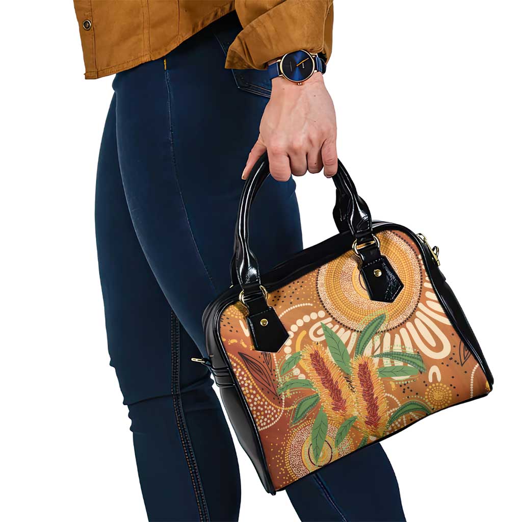 Australia Bottlebrush Shoulder Handbag Callistemon Aussie Native Flowers Indigenous Art - Aussie Hoodie