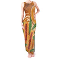 Australia Bottlebrush Tank Maxi Dress Callistemon Aussie Native Flowers Indigenous Art - Aussie Hoodie
