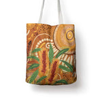 Australia Bottlebrush Tote Bag Callistemon Aussie Native Flowers Indigenous Art - Aussie Hoodie