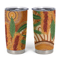 Australia Bottlebrush Tumbler Cup Callistemon Aussie Native Flowers Indigenous Art - Aussie Hoodie