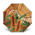 Australia Bottlebrush Umbrella Callistemon Aussie Native Flowers Indigenous Art - Aussie Hoodie