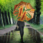 Australia Bottlebrush Umbrella Callistemon Aussie Native Flowers Indigenous Art - Aussie Hoodie