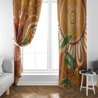 Australia Bottlebrush Window Curtain Callistemon Aussie Native Flowers Indigenous Art - Aussie Hoodie