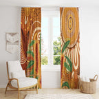 Australia Bottlebrush Window Curtain Callistemon Aussie Native Flowers Indigenous Art - Aussie Hoodie