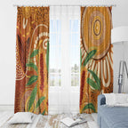 Australia Bottlebrush Window Curtain Callistemon Aussie Native Flowers Indigenous Art - Aussie Hoodie