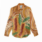 Australia Bottlebrush Women Casual Shirt Callistemon Aussie Native Flowers Indigenous Art - Aussie Hoodie