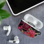 Australia Waratah AirPods Case Telopea Aussie Native Flowers Indigenous Art - Aussie Hoodie