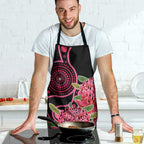 Australia Waratah Apron Telopea Aussie Native Flowers Indigenous Art - Aussie Hoodie