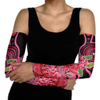 Australia Waratah Arm Sleeves Telopea Aussie Native Flowers Indigenous Art - Aussie Hoodie
