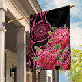 Australia Waratah Garden Flag Telopea Aussie Native Flowers Indigenous Art - Aussie Hoodie