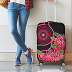 Australia Waratah Luggage Cover Telopea Aussie Native Flowers Indigenous Art - Aussie Hoodie
