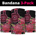 Australia Waratah Neck Gaiter Telopea Aussie Native Flowers Indigenous Art - Aussie Hoodie