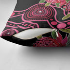 Australia Waratah Pillow Cover Telopea Aussie Native Flowers Indigenous Art - Aussie Hoodie