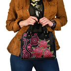 Australia Waratah Shoulder Handbag Telopea Aussie Native Flowers Indigenous Art - Aussie Hoodie