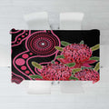 Australia Waratah Tablecloth Telopea Aussie Native Flowers Indigenous Art - Aussie Hoodie