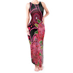 Australia Waratah Tank Maxi Dress Telopea Aussie Native Flowers Indigenous Art - Aussie Hoodie