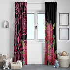 Australia Waratah Window Curtain Telopea Aussie Native Flowers Indigenous Art - Aussie Hoodie