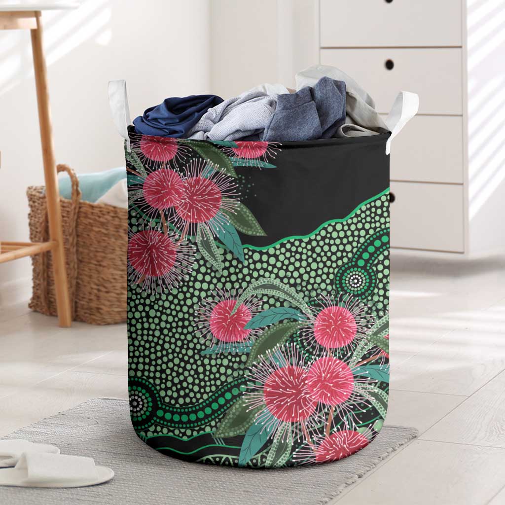 Australia Hakea Laundry Basket Aussie Native Flowers Indigenous Art - Aussie Hoodie