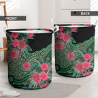 Australia Hakea Laundry Basket Aussie Native Flowers Indigenous Art - Aussie Hoodie
