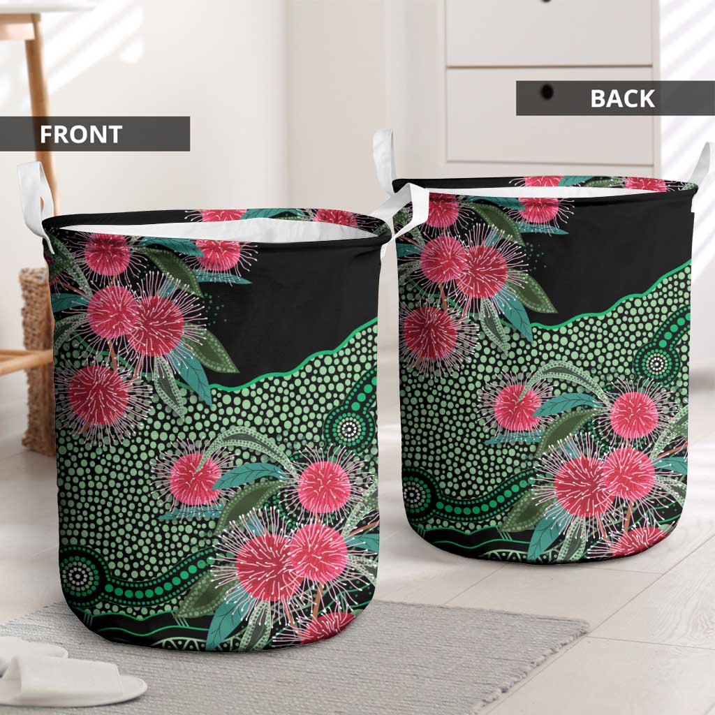 Australia Hakea Laundry Basket Aussie Native Flowers Indigenous Art - Aussie Hoodie