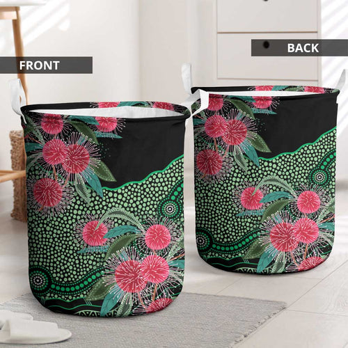Australia Hakea Laundry Basket Aussie Native Flowers Indigenous Art - Aussie Hoodie