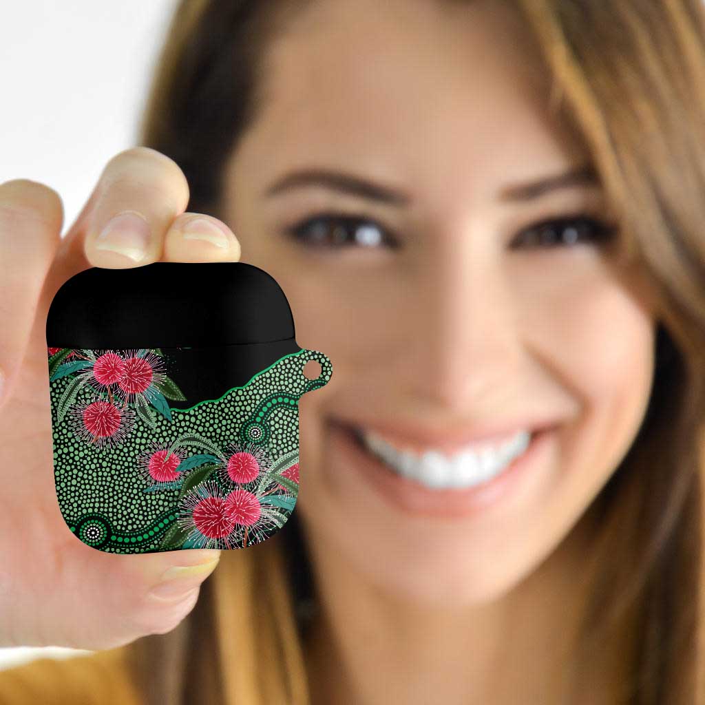 Australia Hakea AirPods Case Aussie Native Flowers Indigenous Art - Aussie Hoodie