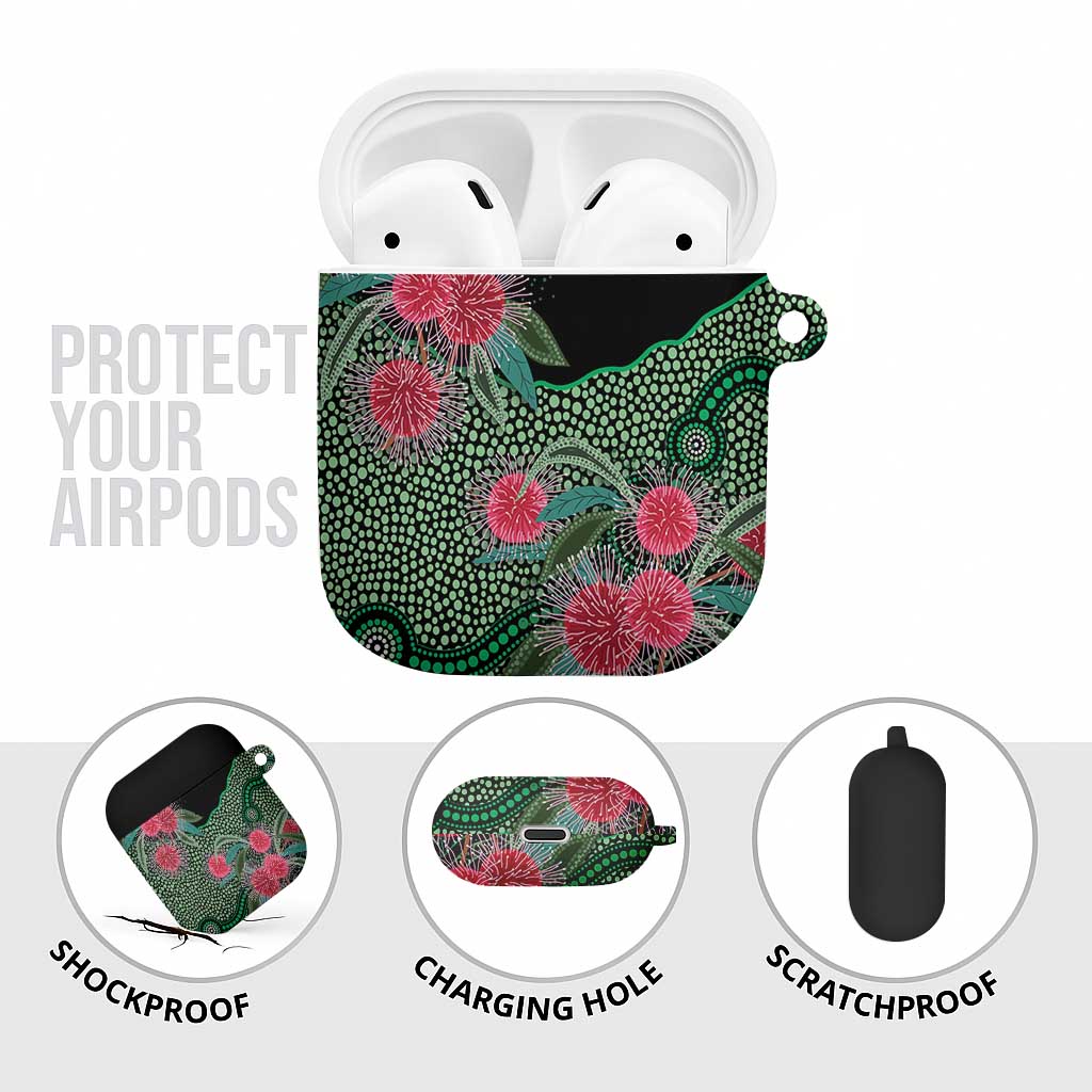 Australia Hakea AirPods Case Aussie Native Flowers Indigenous Art - Aussie Hoodie