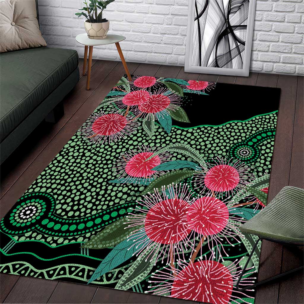 Australia Hakea Area Rug Aussie Native Flowers Indigenous Art - Aussie Hoodie