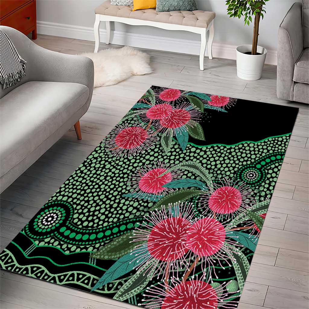 Australia Hakea Area Rug Aussie Native Flowers Indigenous Art - Aussie Hoodie
