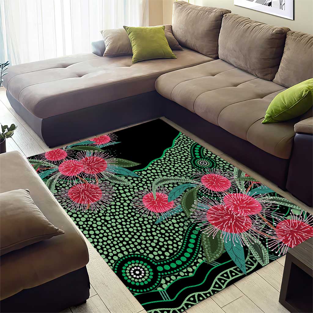 Australia Hakea Area Rug Aussie Native Flowers Indigenous Art - Aussie Hoodie