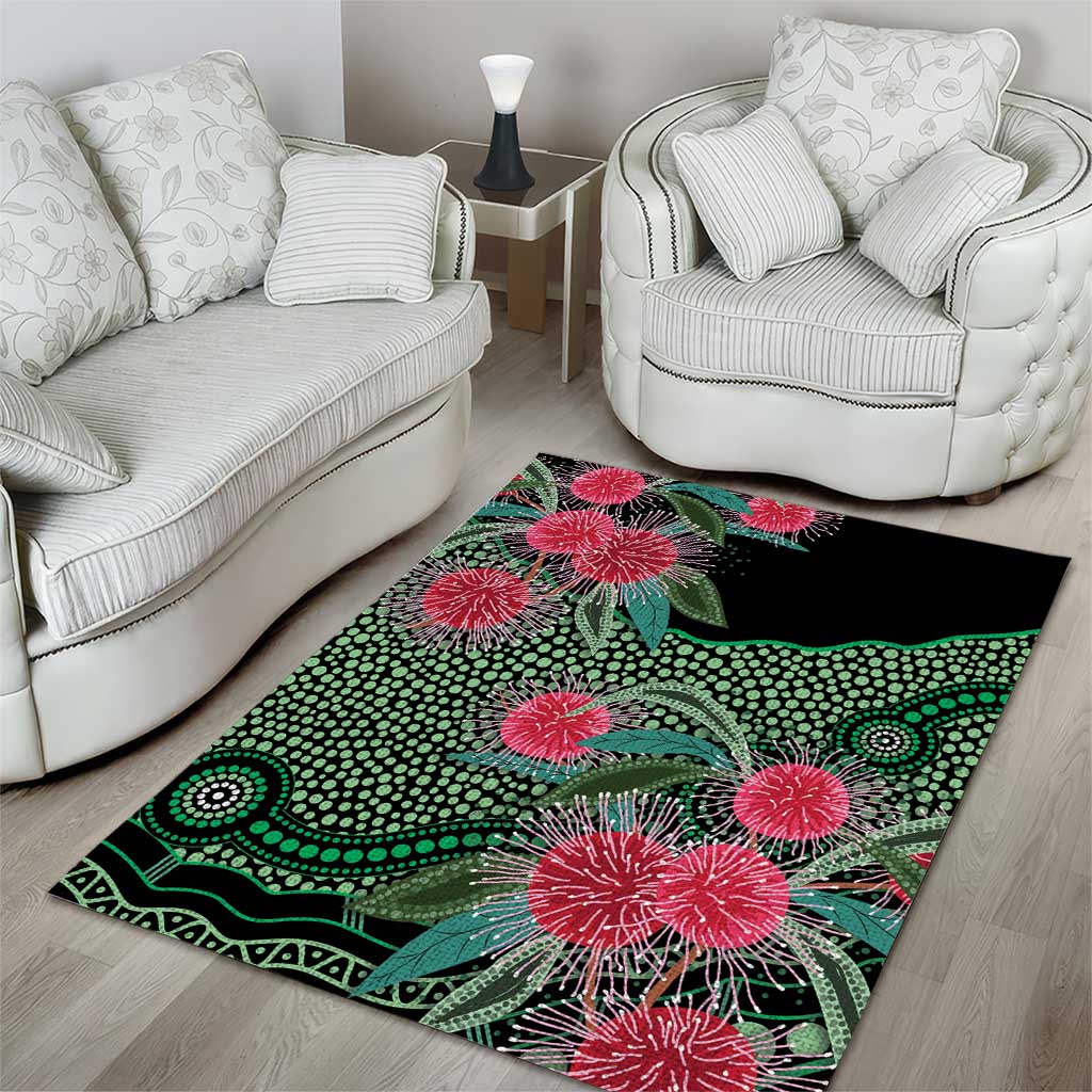 Australia Hakea Area Rug Aussie Native Flowers Indigenous Art - Aussie Hoodie