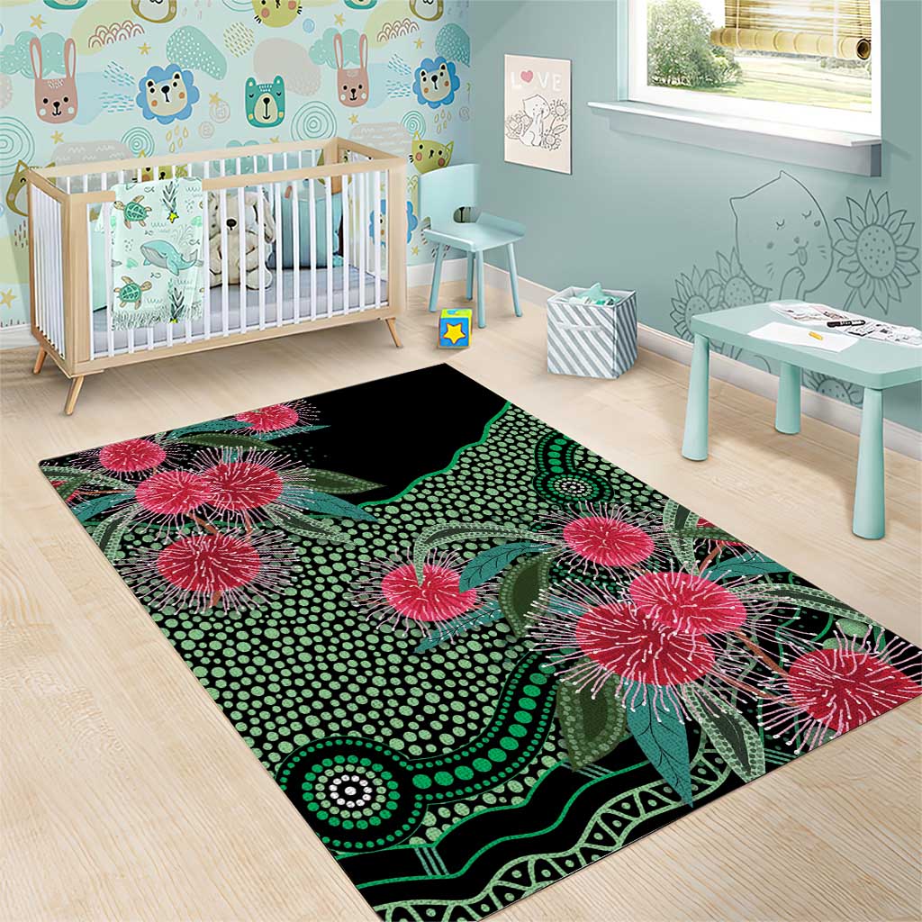 Australia Hakea Area Rug Aussie Native Flowers Indigenous Art - Aussie Hoodie