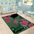 Australia Hakea Area Rug Aussie Native Flowers Indigenous Art - Aussie Hoodie