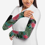 Australia Hakea Arm Sleeves Aussie Native Flowers Indigenous Art - Aussie Hoodie