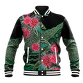 Australia Hakea Baseball Jacket Aussie Native Flowers Indigenous Art - Aussie Hoodie