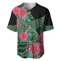 Australia Hakea Baseball Jersey Aussie Native Flowers Indigenous Art - Aussie Hoodie