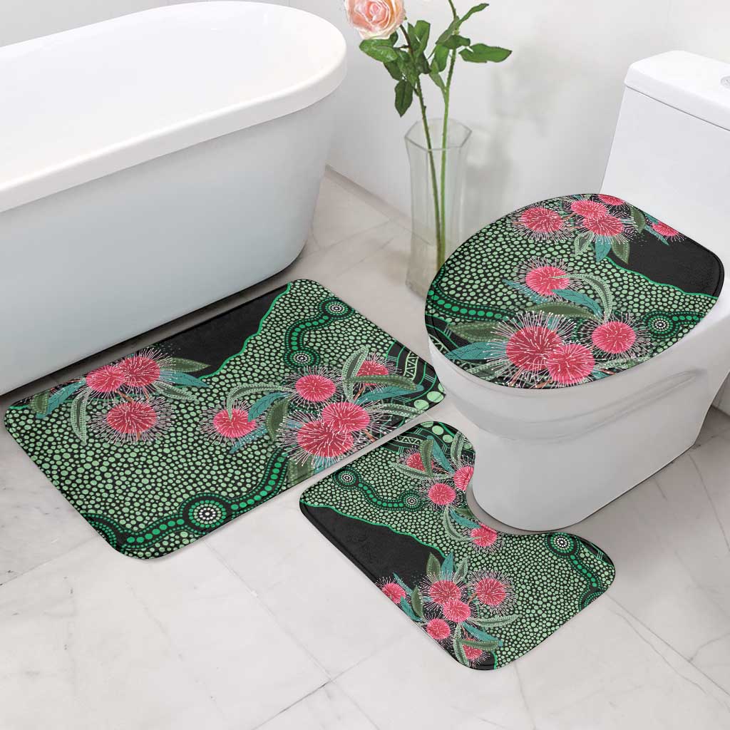 Australia Hakea Bathroom Set Aussie Native Flowers Indigenous Art - Aussie Hoodie