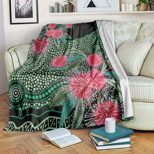 Australia Hakea Blanket Aussie Native Flowers Indigenous Art - Aussie Hoodie