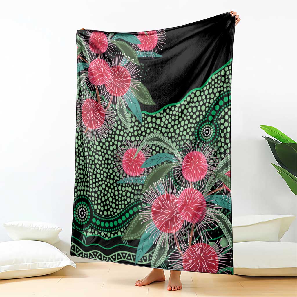 Australia Hakea Blanket Aussie Native Flowers Indigenous Art - Aussie Hoodie
